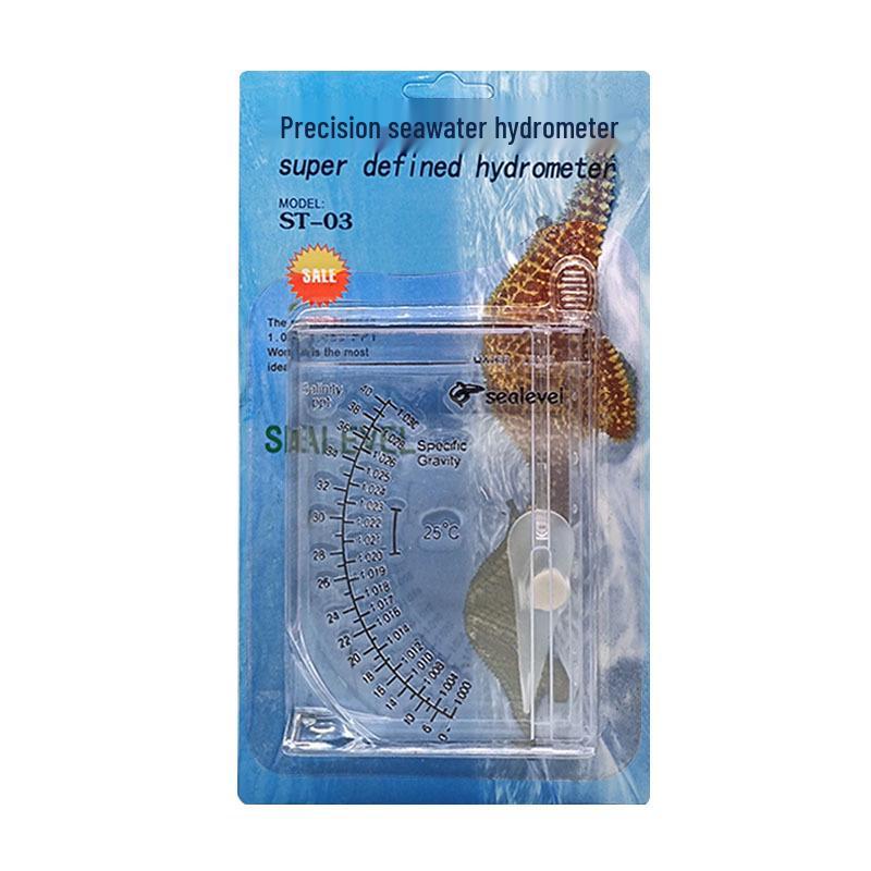 Coral Aquaculture Seawater Hydrometer - Salinity Meter for Aquariums and Fish Tanks