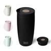 BOTTLE BOTTLE Tumbler 500ml Opening and Closing Vacuum Insulated Thermo Mug for Coffee and Tea Keeps Hot and Cold Stainless Steel Portable Mug Bottle