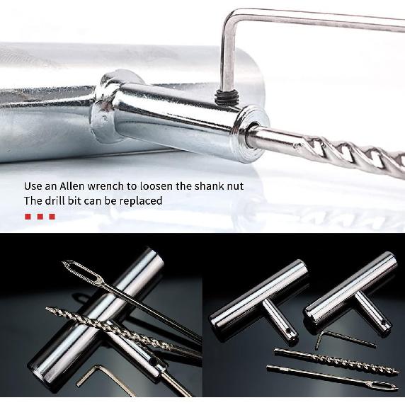 22Pcs Tire Repair Kit, Heavy Duty Tire Plug Kit, Heavy Duty Tire Repair Tools & Tire Repair Set For Car, Truck, ATV, RV, SUV,Lawn