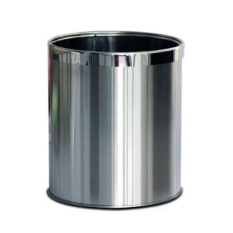 9L Stainless Steel Lidless Trash Can