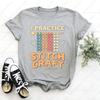 Cute Sewing Lover Oneck Printed Cotton Shirt I Love Knitting Casual Style Women Tee Pattern Gift Party Present Funny Mom Gifts
