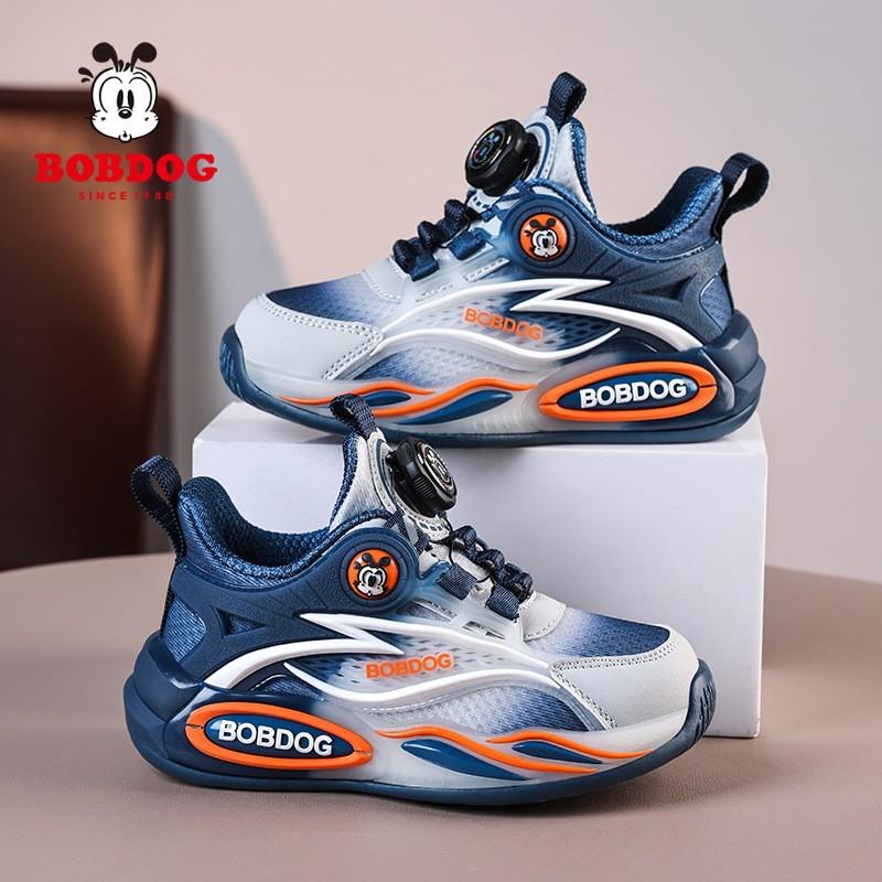 Bobdog Children s Shoes Boys s 2026 New Breathable Mesh Running Middle Older Sneakers US 11