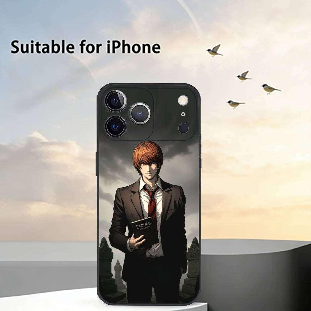 Death Note Amime Phone Case For iPhone 17, 16,15,14,13,12,11 Plus,Pro Max, Others Soft Black Cover