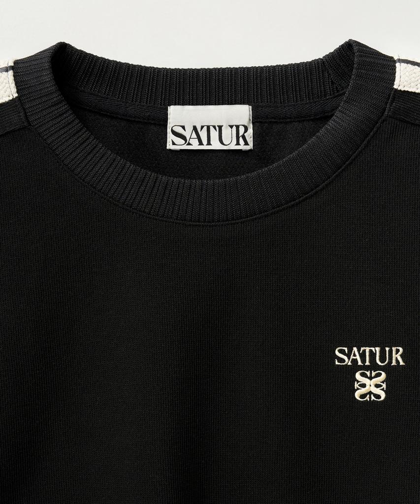 Seteo (W) Lawton Crop Sweatshirt Black