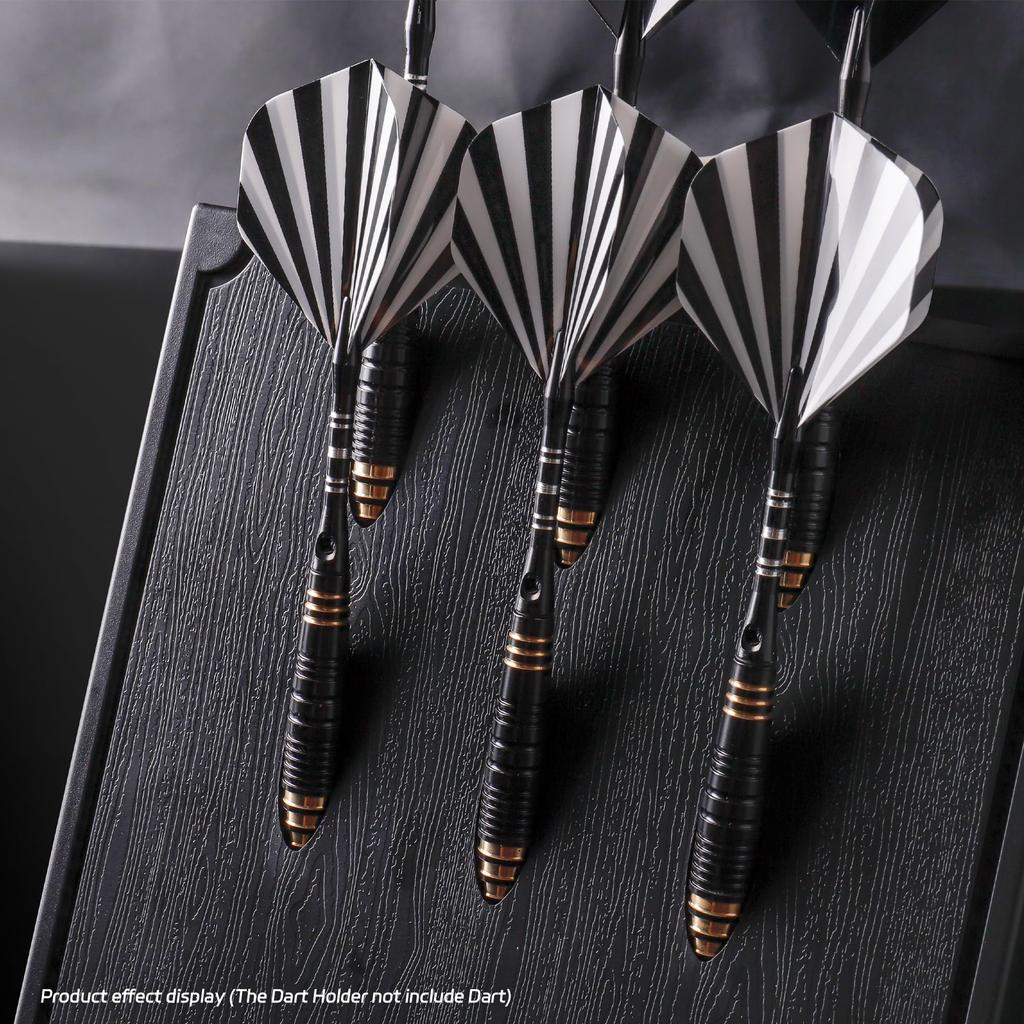 CyeeLife Plastic Dart Holder for 6 Darts, Wall Mountable Dart Holder for Steel Darts and Soft Darts, Dart Accessories