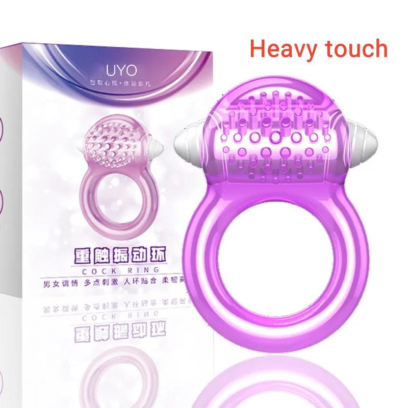 Vibrační erekční kroužek stimulátor klitorisu Silný penis Vztyčený erekční kroužek erekce erekce pro zlepšení oddálení ejakulace Sexuální hračky pro muže