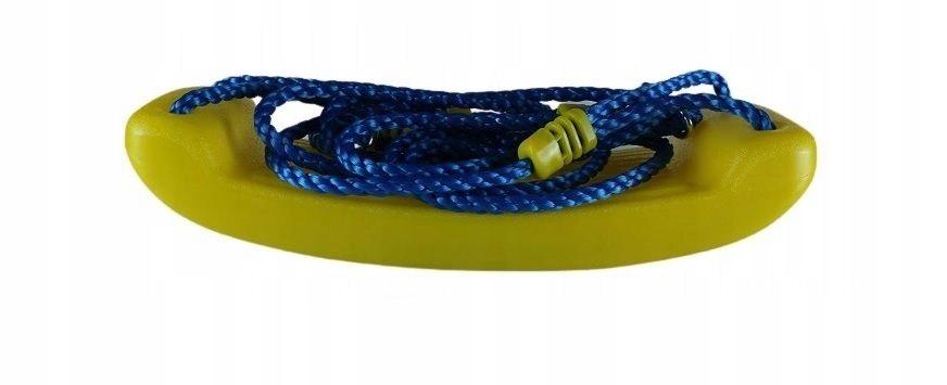 Solid Plastic Playground Swing Yellow Multi