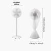 1PC Fan Dust Cover Universal Electric Vertical Floor Fan Dustproof Covers Round Washable Damp-Proof Protector