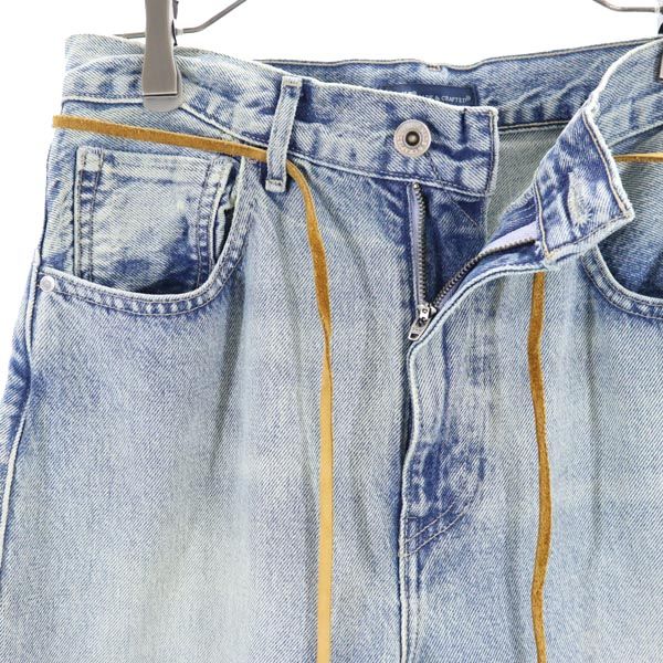 Levi's Big E BARREL CROP Denim pants w26 With leather strap Women Used