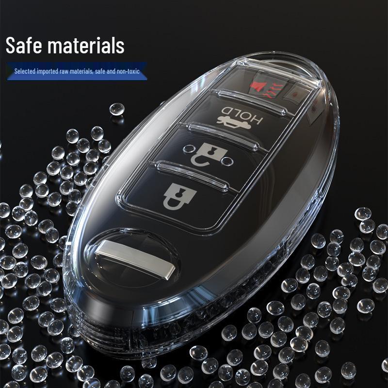 Nissan Key Cover: Lavida, Sylphy, Qashqai, Teana, Kicks, Sunny - Transparent Shell