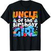 Uncle Under Sea Birthday Party Girl Ocean Sea Animals Themed T-Shirt