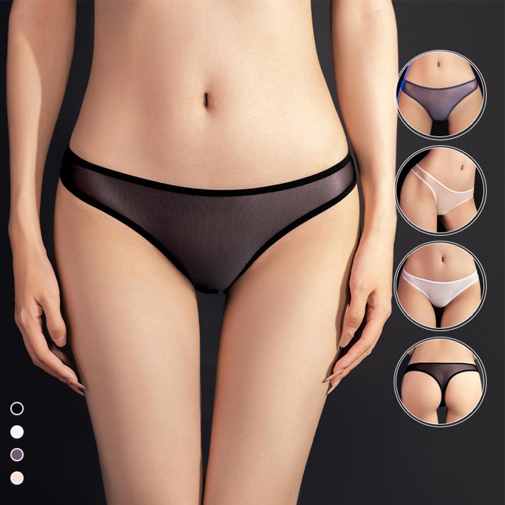 Panties Women Briefs Sheer Underpants Breathable Comfy