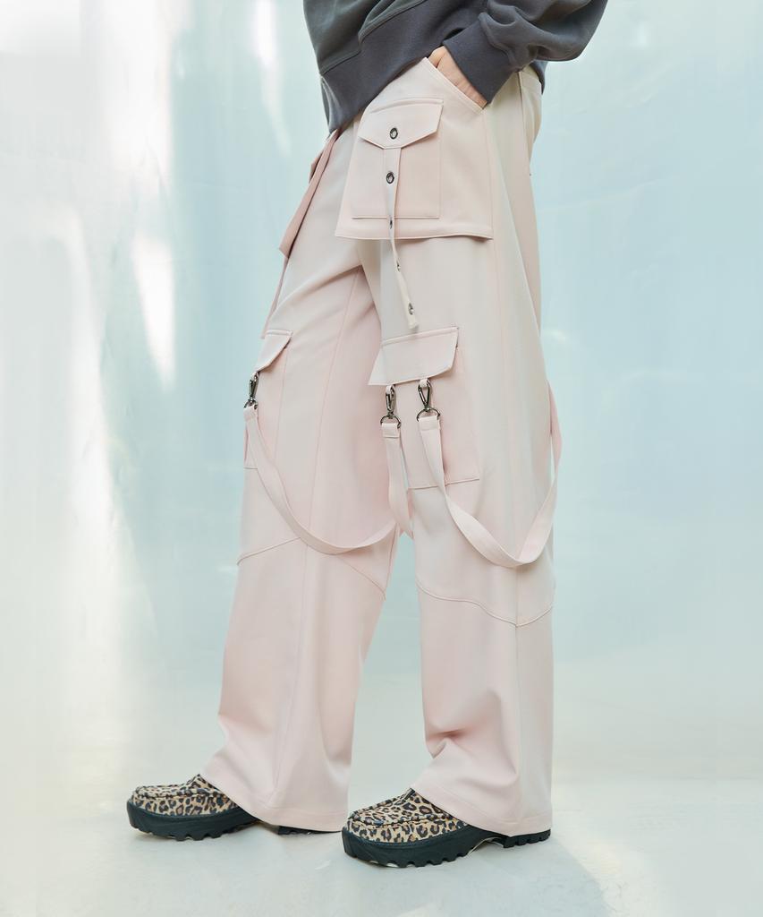 LARTIGENT L9 Metal Hole Pants(Pink)