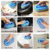 Multifunctional Bathroom and Kitchen Cleaning Brush with Handle and Thickened Sponge