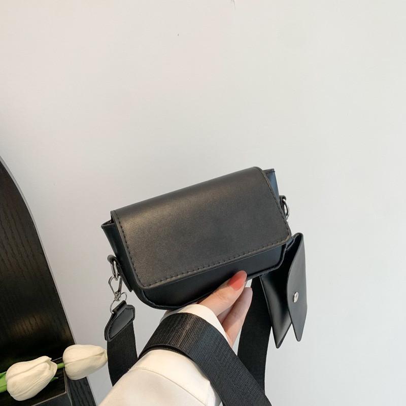 Trendy Fashionable Small Square Bag For Women Versatile Pu Shoulder Bag In Elegant Colors