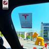 Car Sticker Tesla for American Tesla Model 3/Y/X/S Windshield Car Stickers, Electrostatic Stickers, Personalized Decorative Car