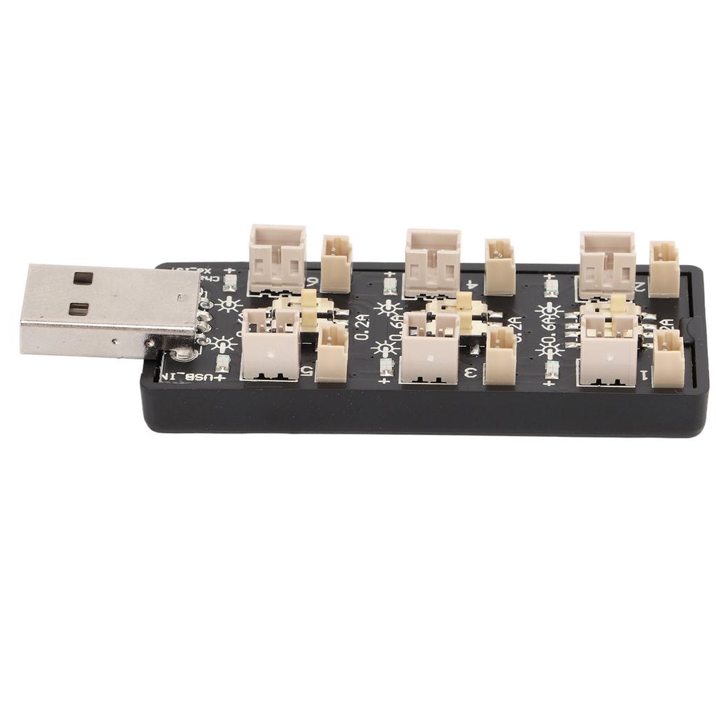LiPo Battery USB 6 Independent Outputs 3.7V4.35V Smart Charging Tool for RC Model Toy