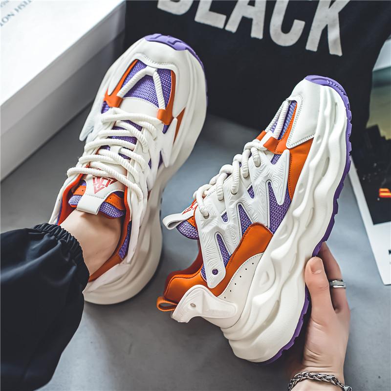 Fashion Designer Men's Casual Sneakers Original Spring/Autumn Chunky Shoes Men Running Trainers Breathable Platform Hip Hop Shoes Men