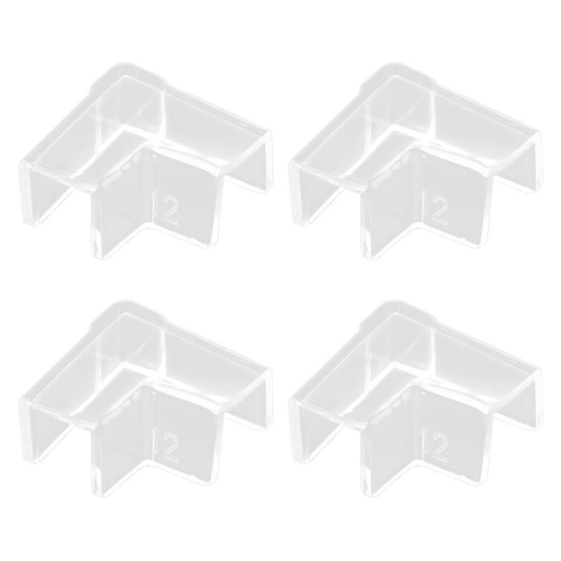 4PCS Fish Tank Aquarium Glass Edges Protector Acrylic Protector Tools for Aquarium Fish Tank Glass Crashproof Tools