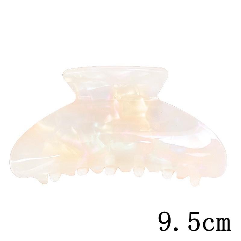Yuanbao Cloud Pattern Hair Claw Clip – European & American Style Acetate Hair Accessory