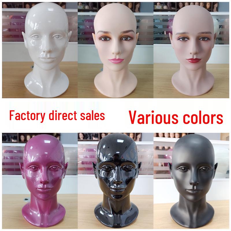 Female Mannequin Head for Wig, Makeup, and Hat Display