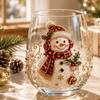 Handgefertigter blauer Ring Weihnachts-Serie 3D dreidimensional Barbecher Geschenkbox