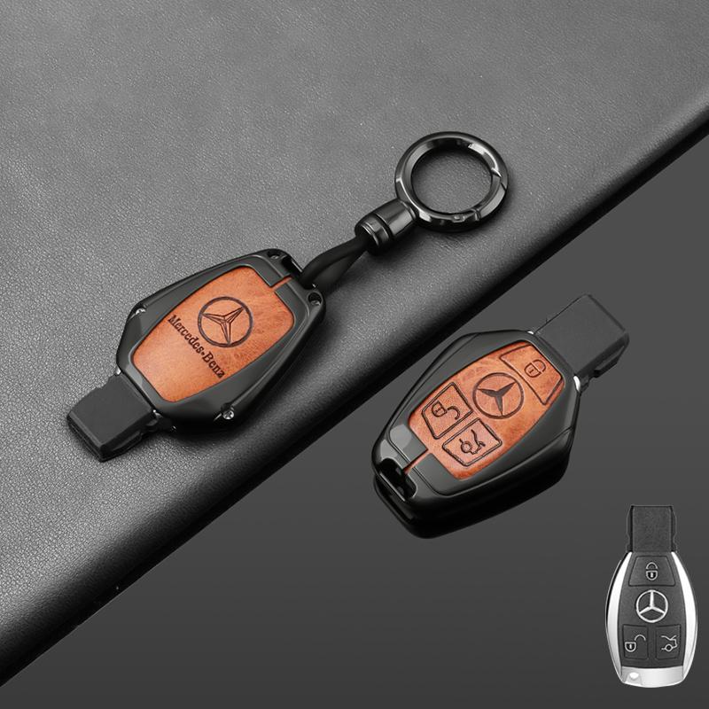 Car Key Case Cover Protector for Mercedes Benz CLK ML SLK B C E S Class Auto Keychain Accessories Car Styling for Mercedes Benz ACDFJ1