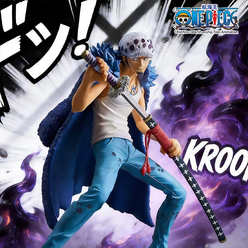 1pc Official ONE PIECE Trafalgar Law Figure - "ROOM·Shambles" Activated, Worst Generation Leader, Anime Collectible Gift.