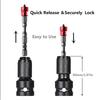 5pcs Drill Socket Adapter 1/2 inches  Square drives to 1/4 inches  Hex Shanks for Impact Wrenches & Screwdriver Bit Conversion