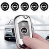 14MM Emblema de alumínio para chave de carro remota, adesivo decorativo Para Astra j Insignia Astra g Corsa Zafira b Mokka Vivaro Meriva