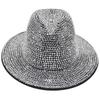 Rhinestone Colored Diamond Jazz Hat Bright Point Diamond Top Hat Foreign Trade Cross-Border Diamond Setting European And American Style Ab Diamond
