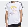 adidas Neo T Shirts Men's White Crew Neck Moderate Straight Fit GK1542