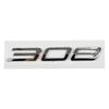 Auto 3D ABS Buchstaben Logo Aufkleber Für Peugeot 208 308 408 508 408X 508L 2024 2025 Auto Kofferraum Alphabet Emblem Abzeichen Aufkleber