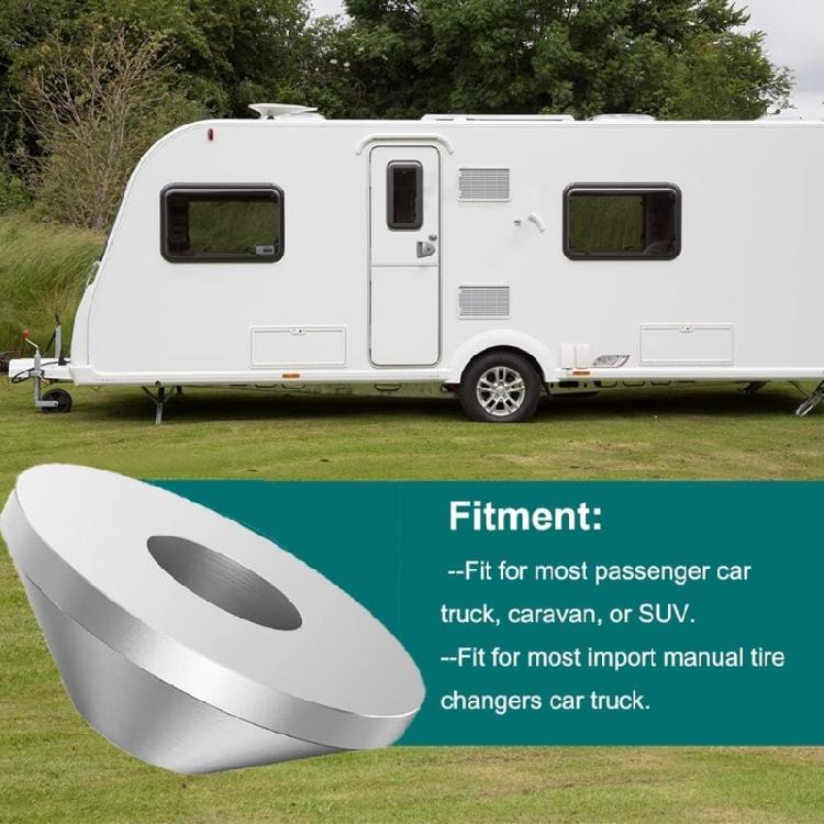 Manuelle Reifenmontagemaschine Zentrierkegel Billet-Aluminium Radwuchtmaschine Niederhaltekegel