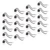 20 PCS HOME CAR HANGING AIR FRESHENER PERFUME FRAGRANCE DIFFUSER GLASS BOTTLE Empty Perfume Bottle For  Auto RV Truck