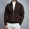 Men's 2025 Thickened Lapel Jacket - Casual Zipper Cardigan with Long Sleeves
