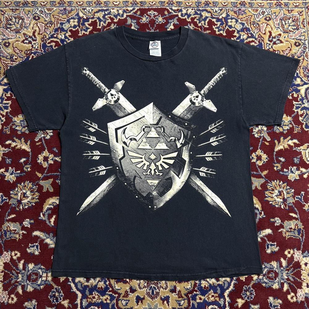 Vintage 2000s The Legend of Zelda Link T-Shirt Video Game Promo Graphic Tee 2XL