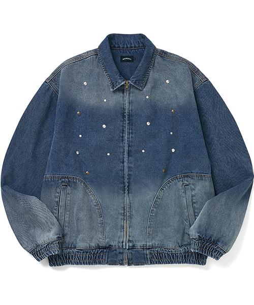 Wkndrs Studded Denim Jacket (Denim)