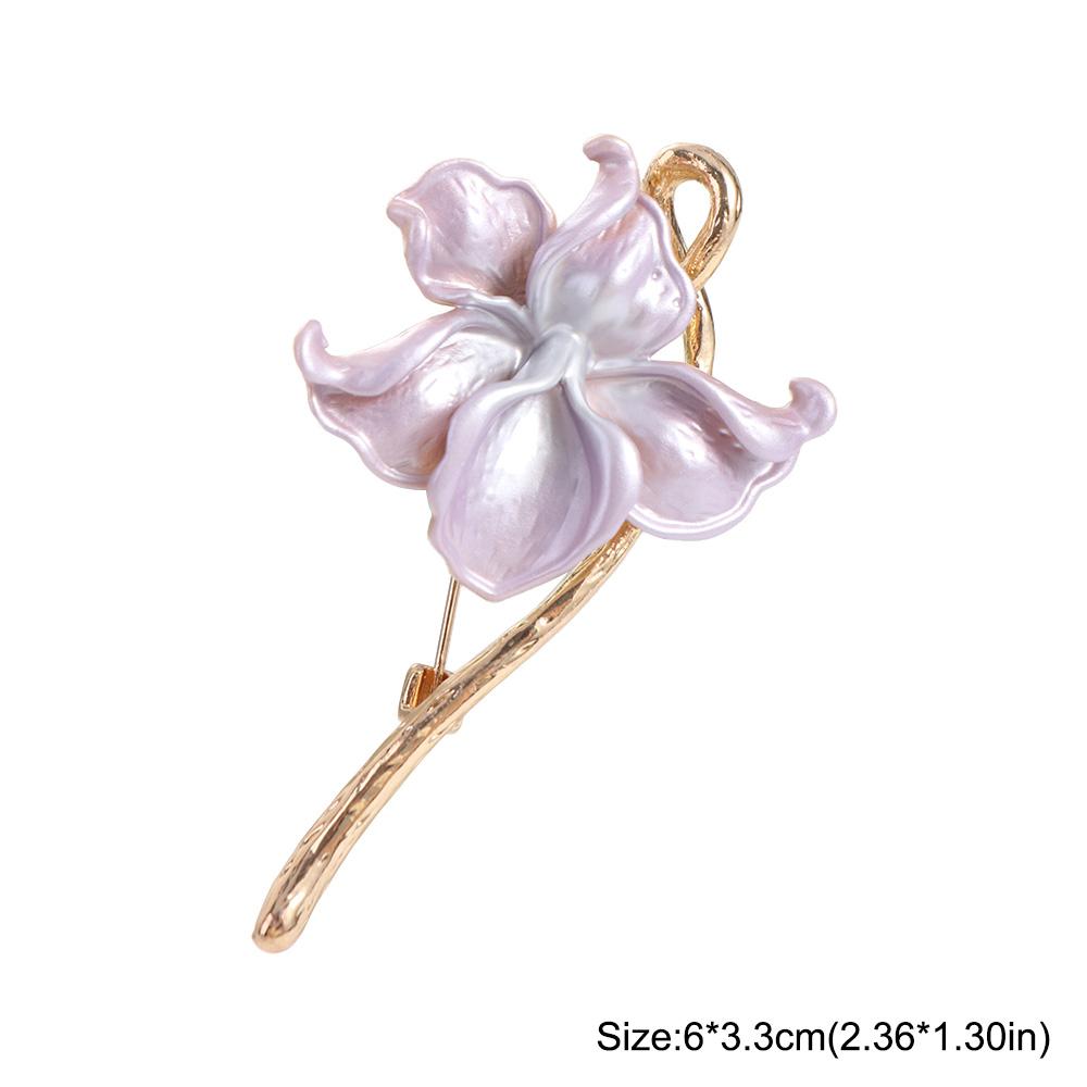 Enamel Oil Dripping Brooch Zinc Zinc Alloy Fashion Jewelry Creativity Shiny Flower Brooch  Activity Gifts