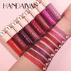 Handaiyan 8-Farben Perlmutt Lipgloss Wasserdichter Flüssiglippenstift mit Transferfester Glitzer
