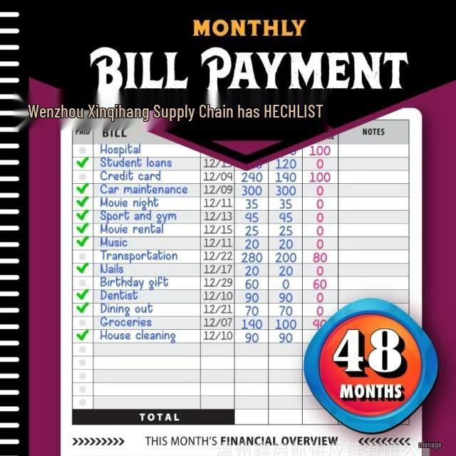 Cross-border Payment Tracking & Budget Management Notebook