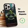 Cute S-Shrek  Phone Case For iPhone17,16,15,14,13,12,11 Plus,Pro Magnetic with Magsafe Wireless Charging