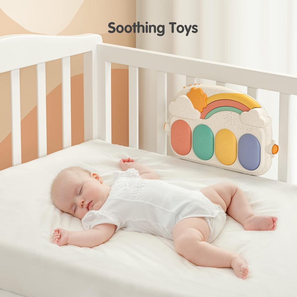 TUMAMA Kick and Play Piano Baby Gym, Baby Activity Play Gym, Hrací podložky pro raný vývoj Hračka Vánoční dárky pro miminka a novorozené chlapce dívky