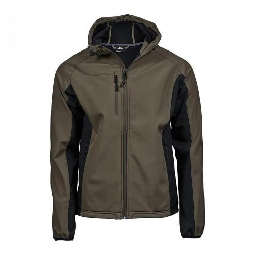 Tee Jays Mens Hooded Fashion Softshell Jacket