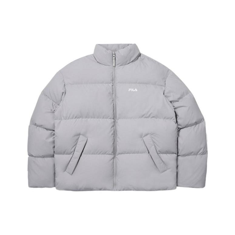 FILA FW22 Down Jacket Unisex Gray FE2DJE6105X-GRY 090