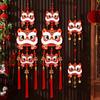 2025 New Year's Blessing Lion Awakening Pendant Celebrate Snake Year Spring Festival Atmosphere Bell Hanging Decoration