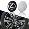 4 Pezzi 56/60mm Adesivi Coprimozzo Centrale per Cerchi Auto Tappi Centrali per Mozzo Cerchi in Lega Per LS500h ES260 ES300h FSport GS300 LS430 IS250