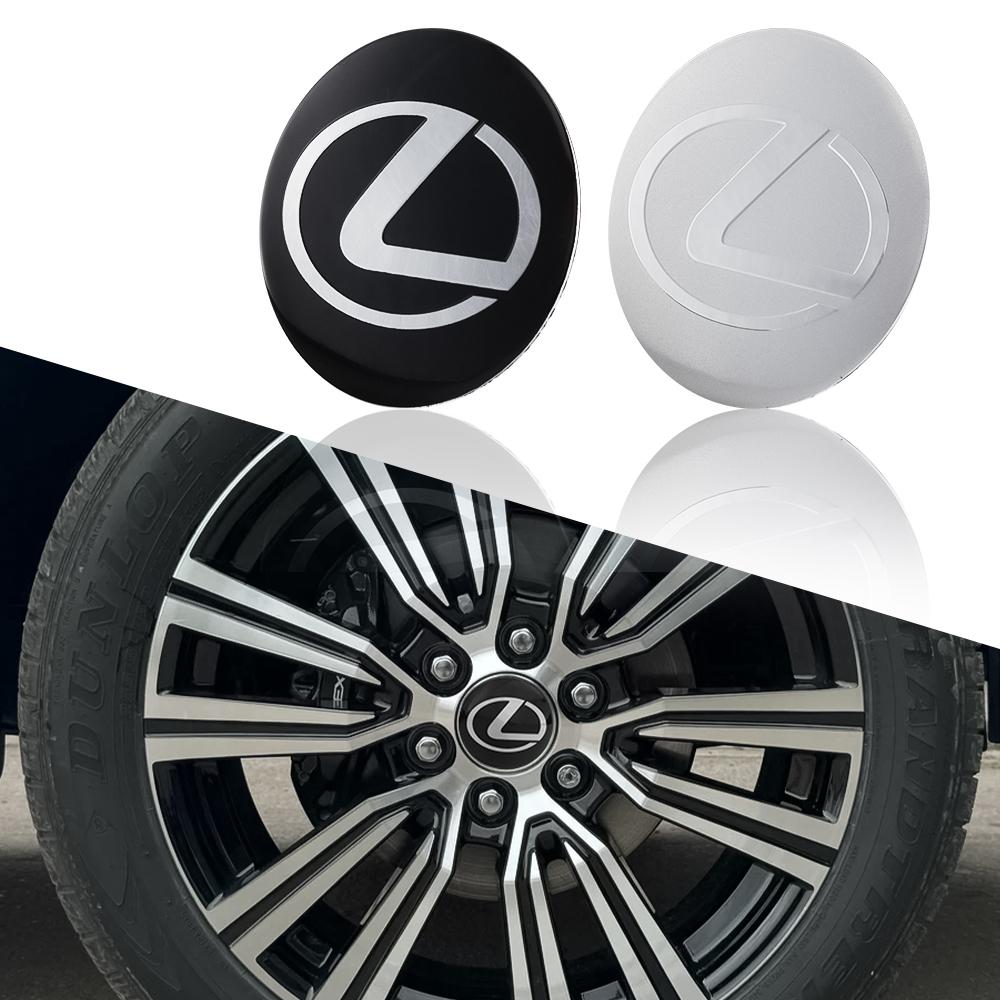 4 Stück 56/60mm Auto Radnabenkappe Aufkleber Felgen Mittelkappen Für Lexus LS500h ES260 ES300h FSport GS300 LS430 IS250KA8