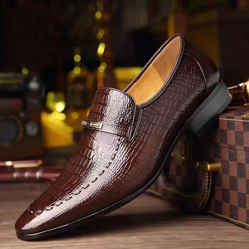 

Spring Autumn Black Business Social Shoe Male Cheap Clearance Casual Legitimate Leather Party Gentleman Suit Men s Formal Shoes 38