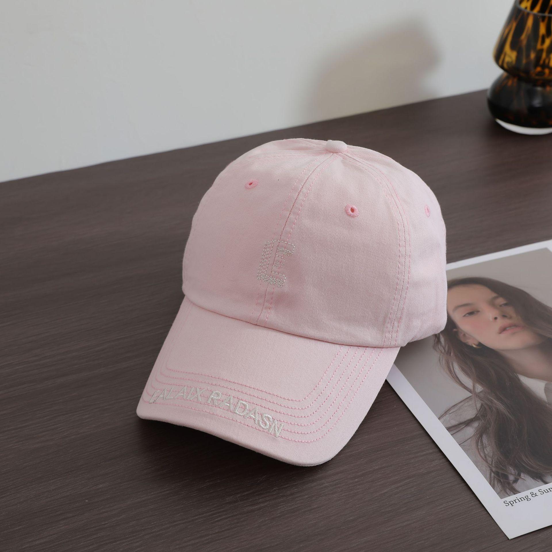 

Уличная кепка-бейсболка с вышивкой букв, модная, универсальная, для мужчин, с мягким верхом и защитой от солнца M（56-58cm）